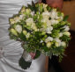 White freesia bouquet